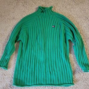 Vintage Tommy Hilfiger Green Sweater, Size S